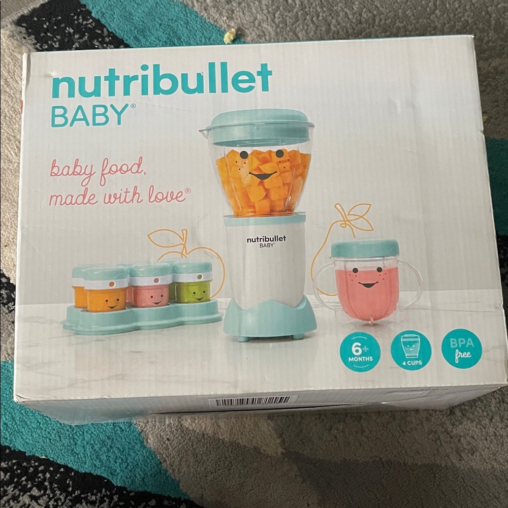 Nutribullet Baby Food Maker Blender and Storage - Blue